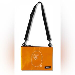Bape Vibrant Orange Messenger Bag